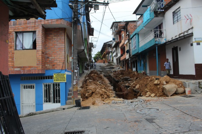 Inicio de obra de la reposición de acueducto y alcantarillado en San Luis Antioquia.