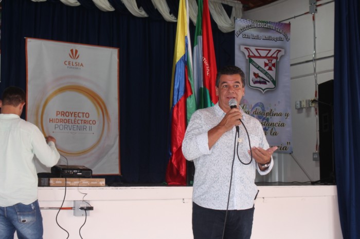 Maximino Castaño, Agradece a Celsia su aporte en la intervención de la institución