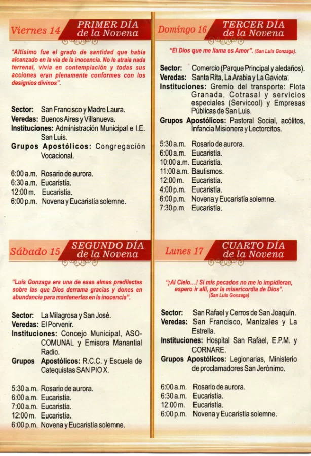 Fiestas Patronales en Honor a San Luis Gonzaga - Pagina 2