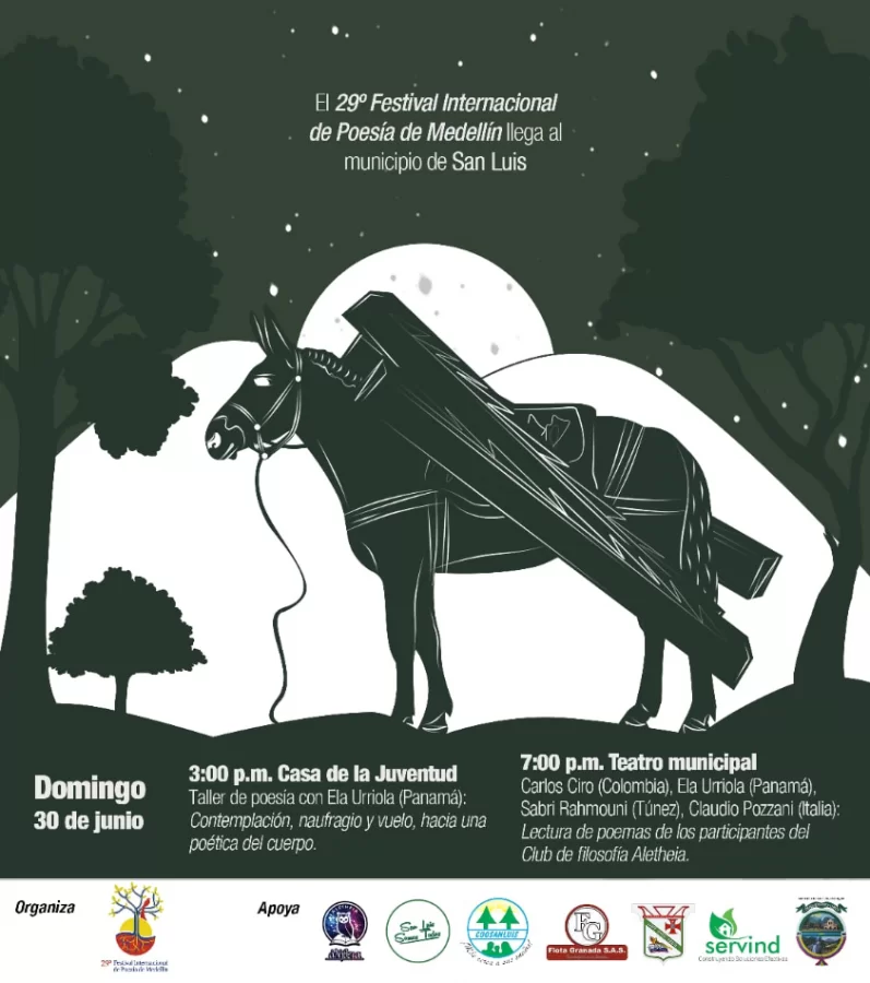 29 Festival Internacional de Poesia de Medellin en San Luis