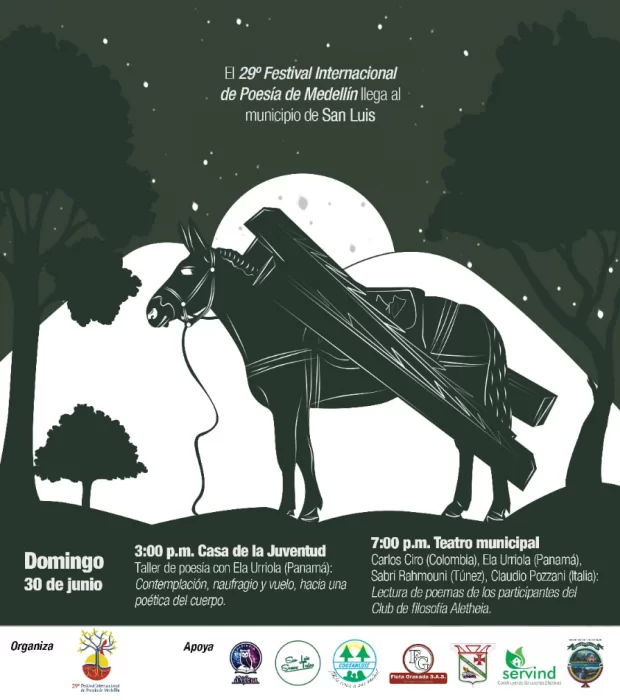 29 Festival Internacional de Poesia de Medellin en San Luis